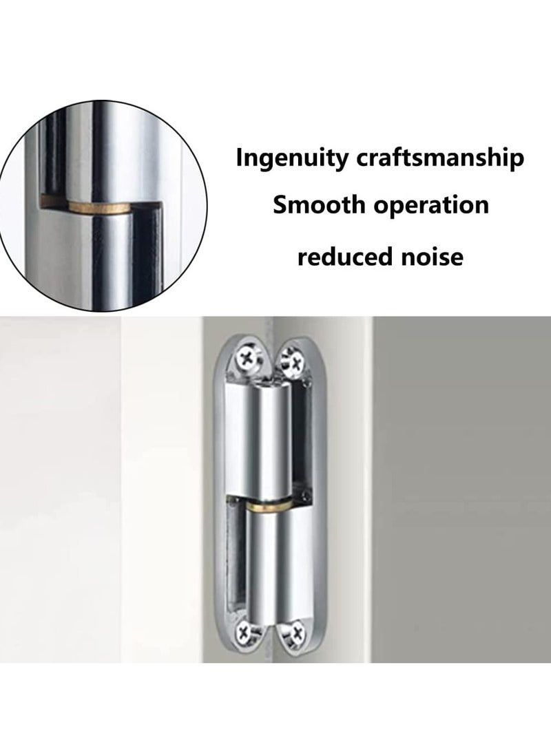 Zinc Alloy Detachable H Hinges for Cabinets and Doors, 2 Pack, Ideal for Kitchen, Garden and Window Renovations - Image 2